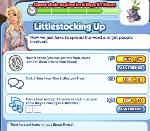 The Sims Social, Littlestocking Up 5