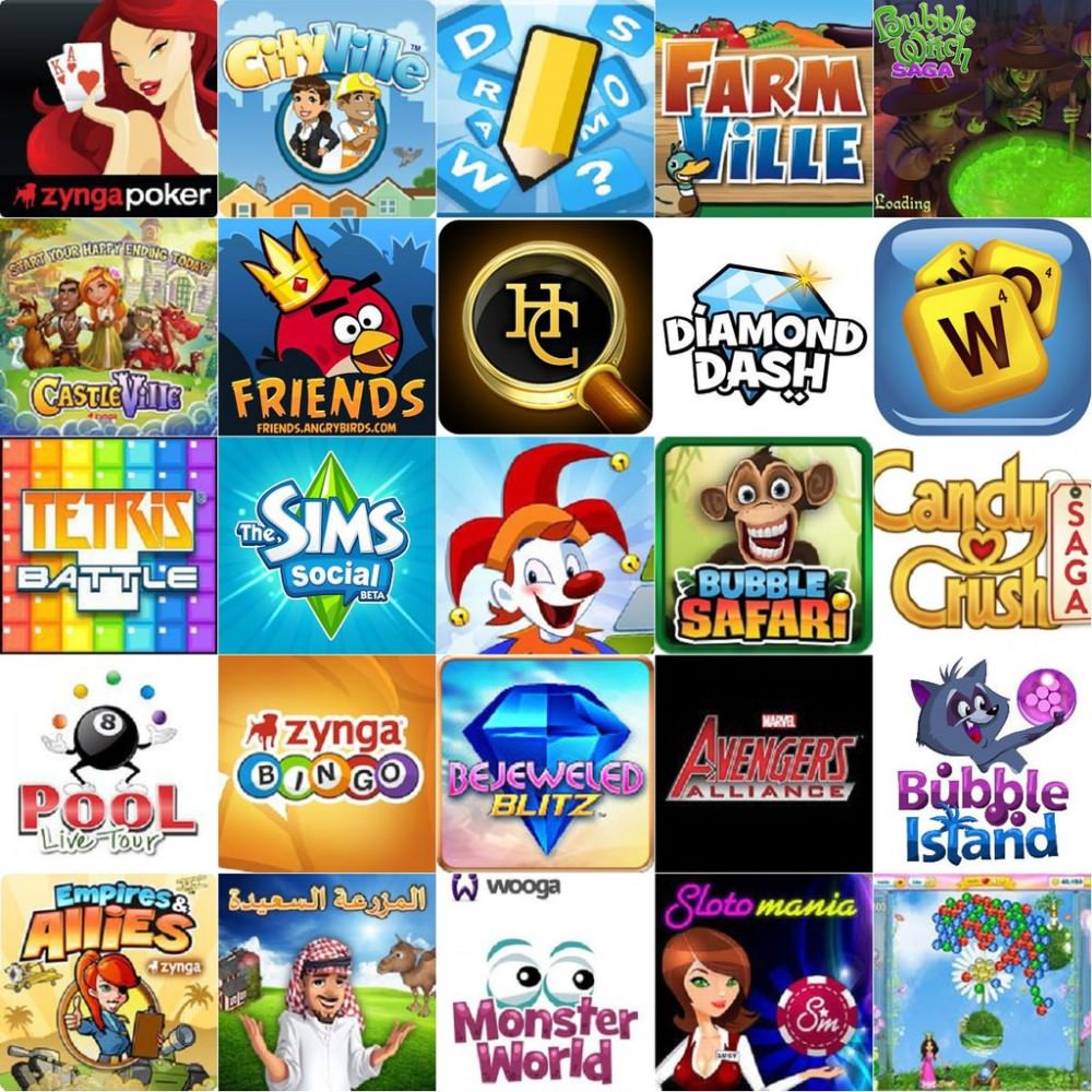 Facebook 最熱門的25個遊戲(2012年5月)