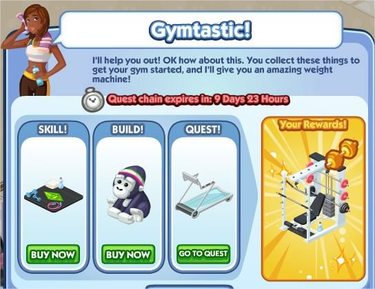 The Sims Social, Gymtastic!