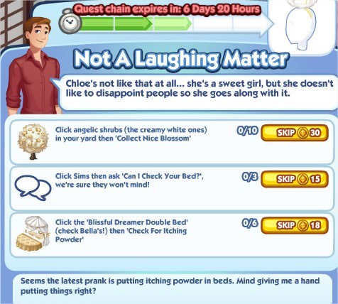 The Sims Social, Not A Laughing Matter 3