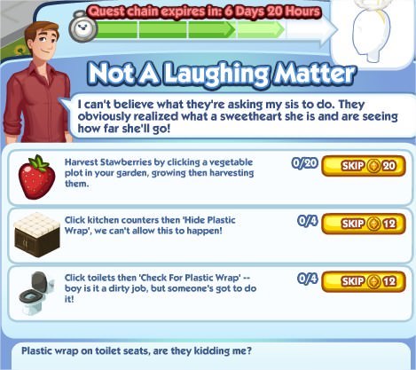 The Sims Social, Not A Laughing Matter 4