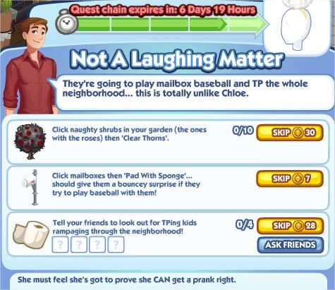 The Sims Social, Not A Laughing Matter 5