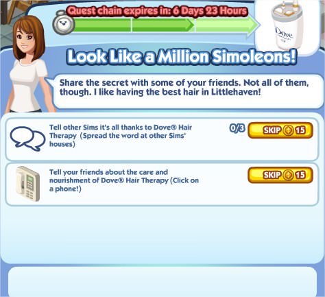 The Sims Social, Look Like a Million Simoleons! 2