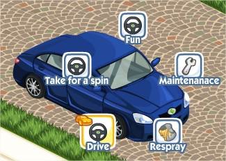 The Sims Social, Car