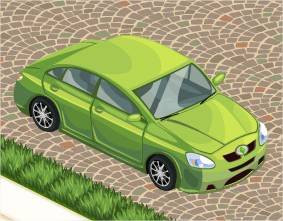 The Sims Social, Car (Lime)