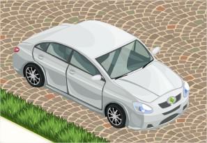 The Sims Social, Car (White)