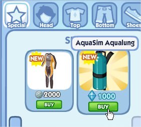 The Sims Social, AquaSim Aqualung