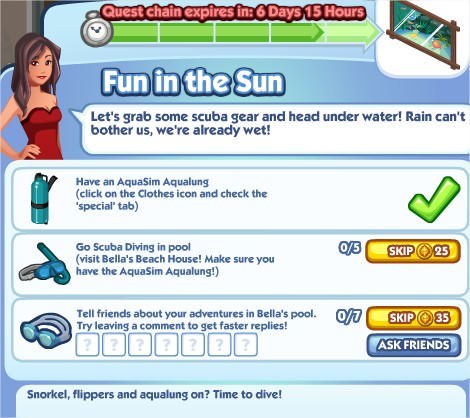 The Sims Social, Fun in the Sun 5