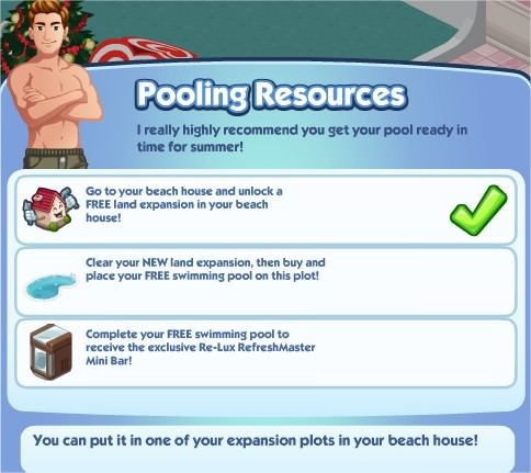 The Sims Social, Pooling Resources