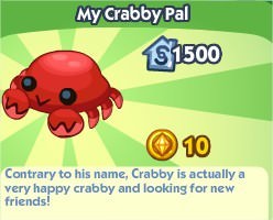 The Sims Social, My crabby pal