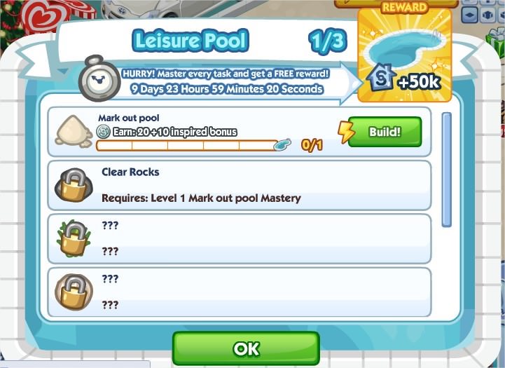 The Sims Social, Ataraxia Leisure Pool