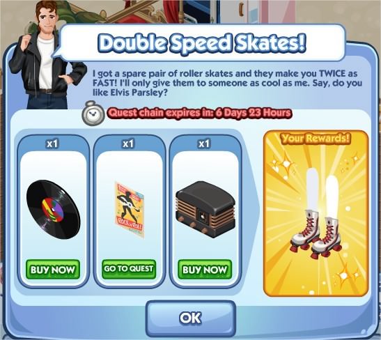 The Sims Social, Double Speed Skates!