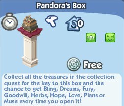 The Sims Social, Pandora's Box