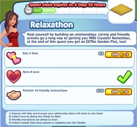 The Sims Social, Relaxathon 2