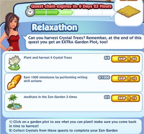 The Sims Social, Relaxathon 3