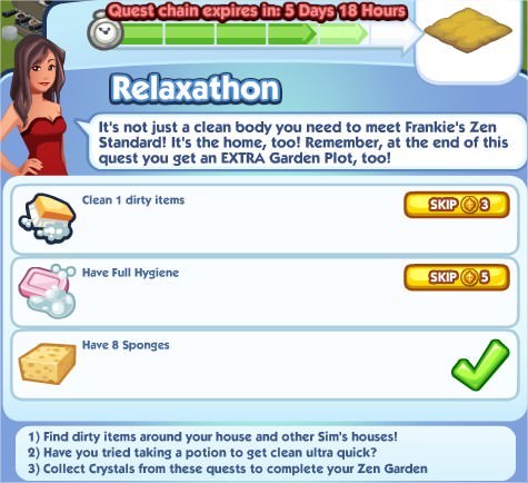 The Sims Social, Relaxathon 4