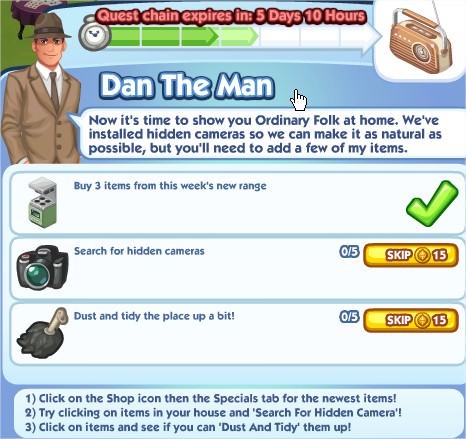 The Sims Social, Dan The Man 4