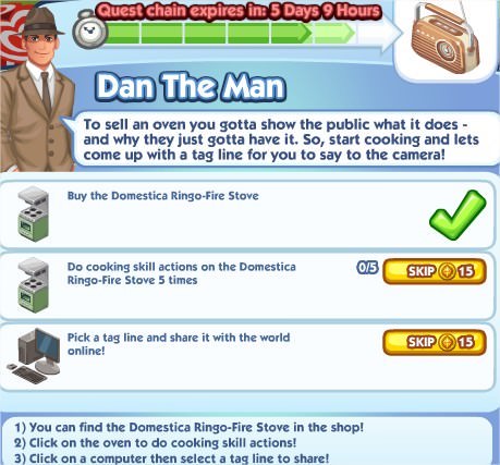 The Sims Social, Dan The Man 6