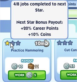 The Sims Social, Career