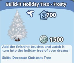 Build-It Holiday Tree - Frosty