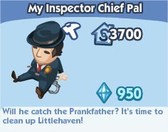 The Sims Social, My Inspector Chief Pal