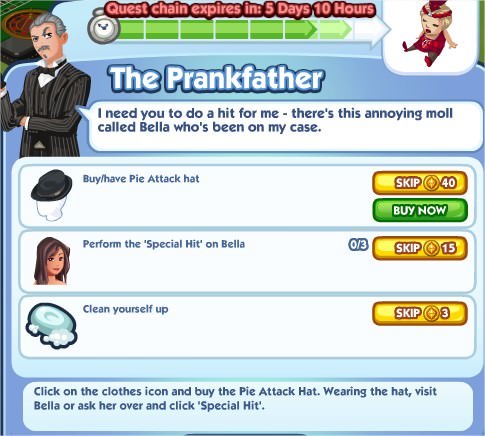 The Sims Social, The Prankfather 7