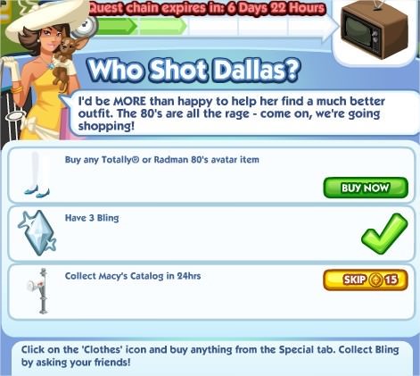 The Sims Social, Who Shot Dallas 2