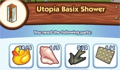The Sims Social, Utopia Basix Shower
