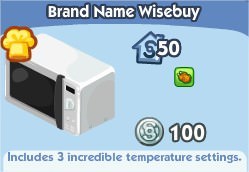 The Sims Social, Brand Name Wisebuy
