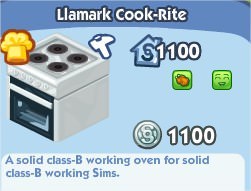 The Sims Social, Llamark Cook-Rite