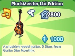 The Sims Social, PluckMeister Ltd Edition