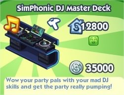 The Sims Social, SimPhonic DJ Master Deck