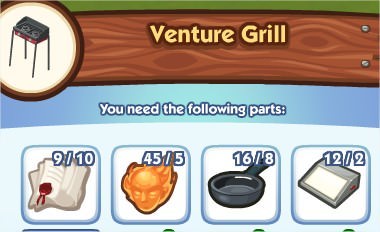 The Sims Social, Venture Grill