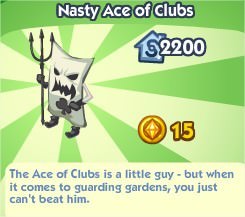 The Sims Social, Nasty Ace Of Clubs