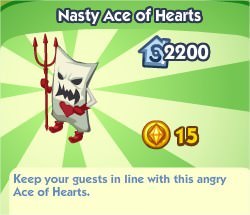 The Sims Social, Nasty Ace Of Hearts