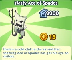 The Sims Social, Nasty Ace Of Spades