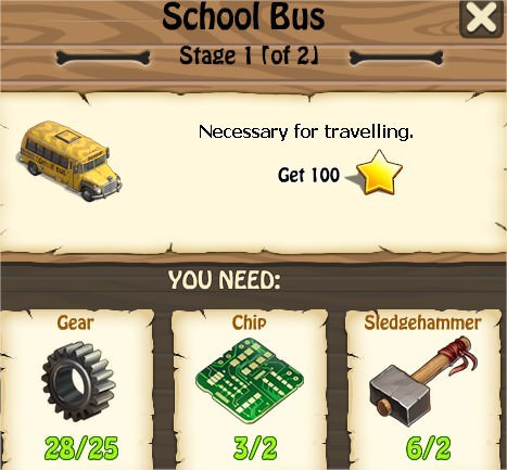 Zombie Island, School Bus