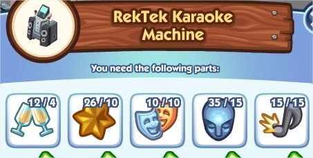 The Sims Social, RekTek Karaoke Machine