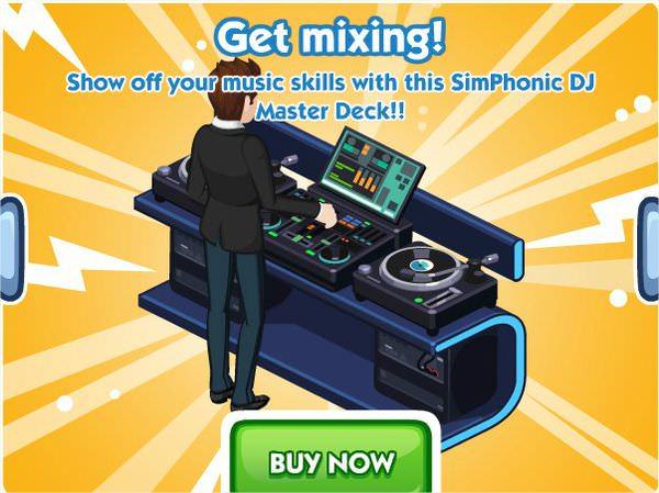 The Sims Social, SimPhonic DJ Master Deck