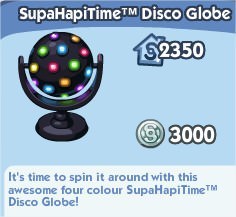 The Sims Social, SupaHapTime Disco Globe