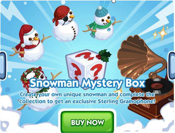 The Sims Social, Snowman Mystery Box