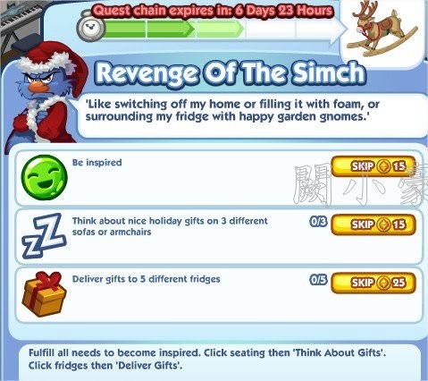 The Sims Social, Revenge Of The Simch 3