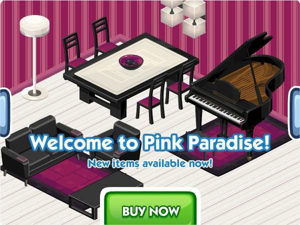 The Sims Social, Pink Paradise week