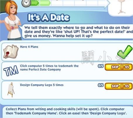 The Sims Social, Is A Date 2