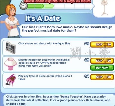 The Sims Social, Is A Date 3