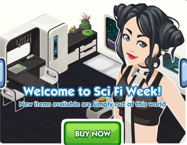 The Sims Social, Sci Fi week