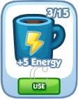 The Sims Social, +5 Energy