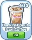 The Sims Social, Dunkin' Donuts Iced Coffee