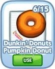 The Sims Social, Dunkin' Donuts Pumpkin Donut