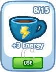 The Sims Social, +3 Energy